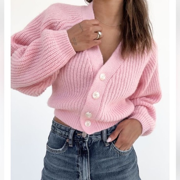 Rumored Sweaters - NWT Rumored Frenchie Cardigan